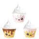CUPCAKE WRAPPERS SWEETY JUNK FOOD X 6