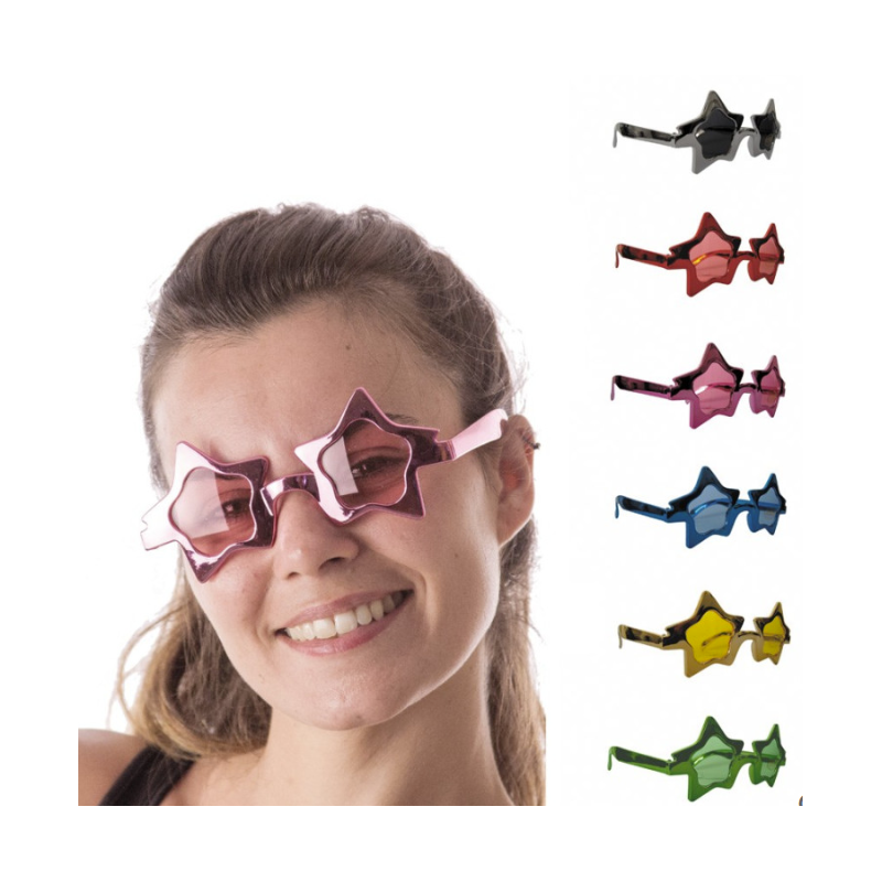 LUNETTES STAR METAL 6 COUL ASS