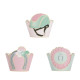 CUPCAKE WRAPPERS CHEVAL D'AMOUR X 6